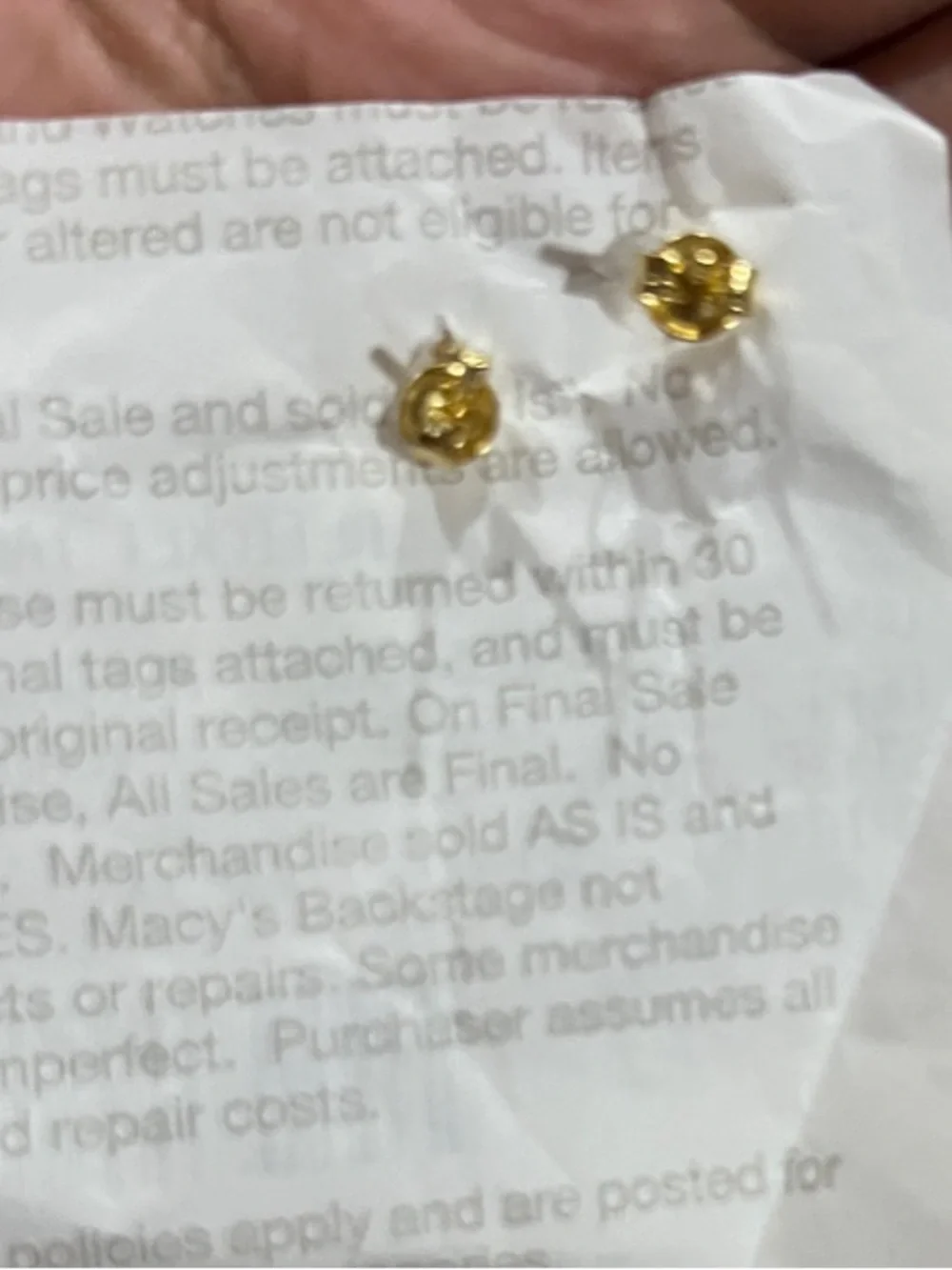 Michael Kors Gold Crystal Halo Stud Earrings